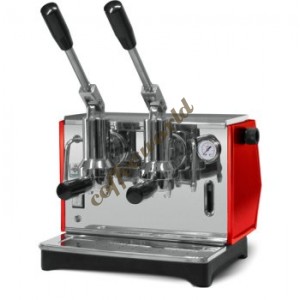 Ponte Vecchio Lusso 2 Gruppi Red Lever Espresso Coffee Machine